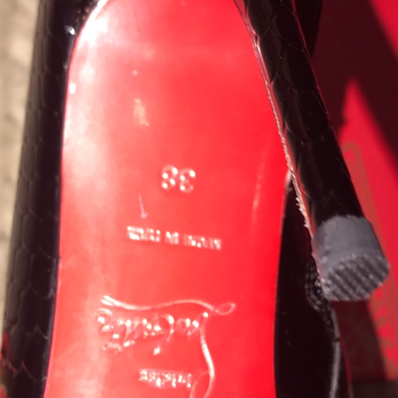 LV RED Bottoms BRAND NEW SIZE 38 original price 1,200 my asking price is 950 - Picture 2 of 9